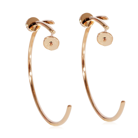 Cartier Juste un Clou Earrings in 18k Rose Gold 0.17 CTW - Picture 3 of 5